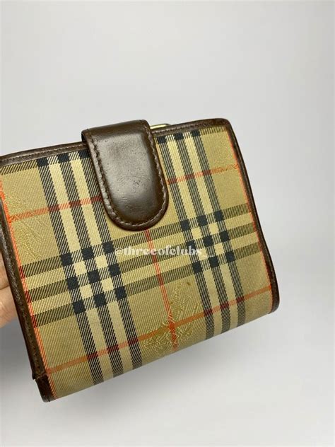 burberry haymarket bifold wallet|henley haymarket wallet.